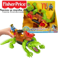 Fisher Price Imaginext Ходещ крокодил и пират с кука DHH63